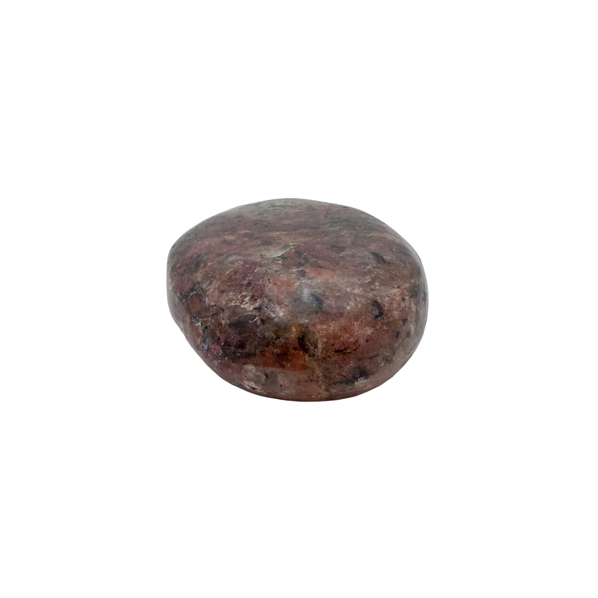 Rhodonite polished free form from Zimbabwe, alternate view