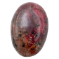AA grade Rhodonite polished free form from Masvingo, Zimbabwe, rose pink with black manganese veining