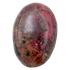 AA grade Rhodonite polished free form from Masvingo, Zimbabwe, rose pink with black manganese veining