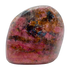 Rhodonite polished free form from Zimbabwe, alternate view