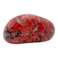 AA grade Rhodonite polished free form from Masvingo, Zimbabwe, rose pink with black manganese veining