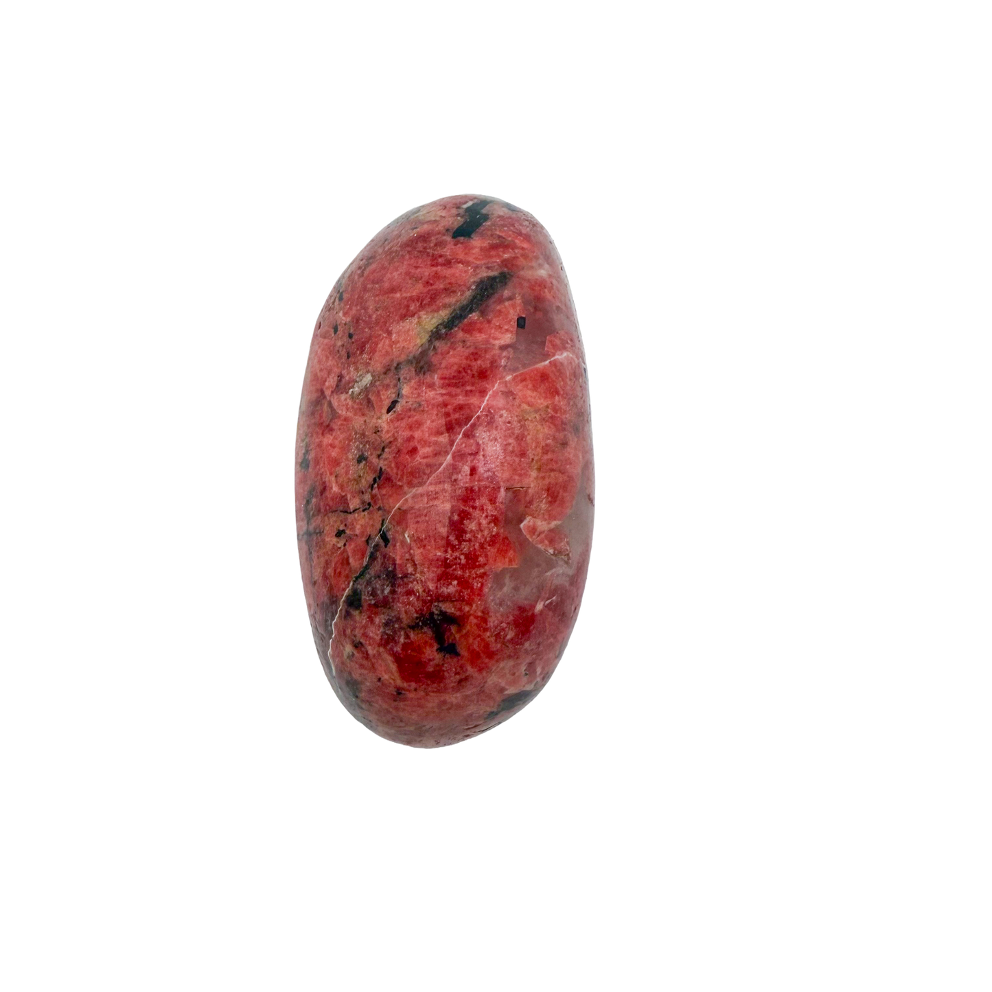 Rhodonite polished free form from Zimbabwe, alternate view