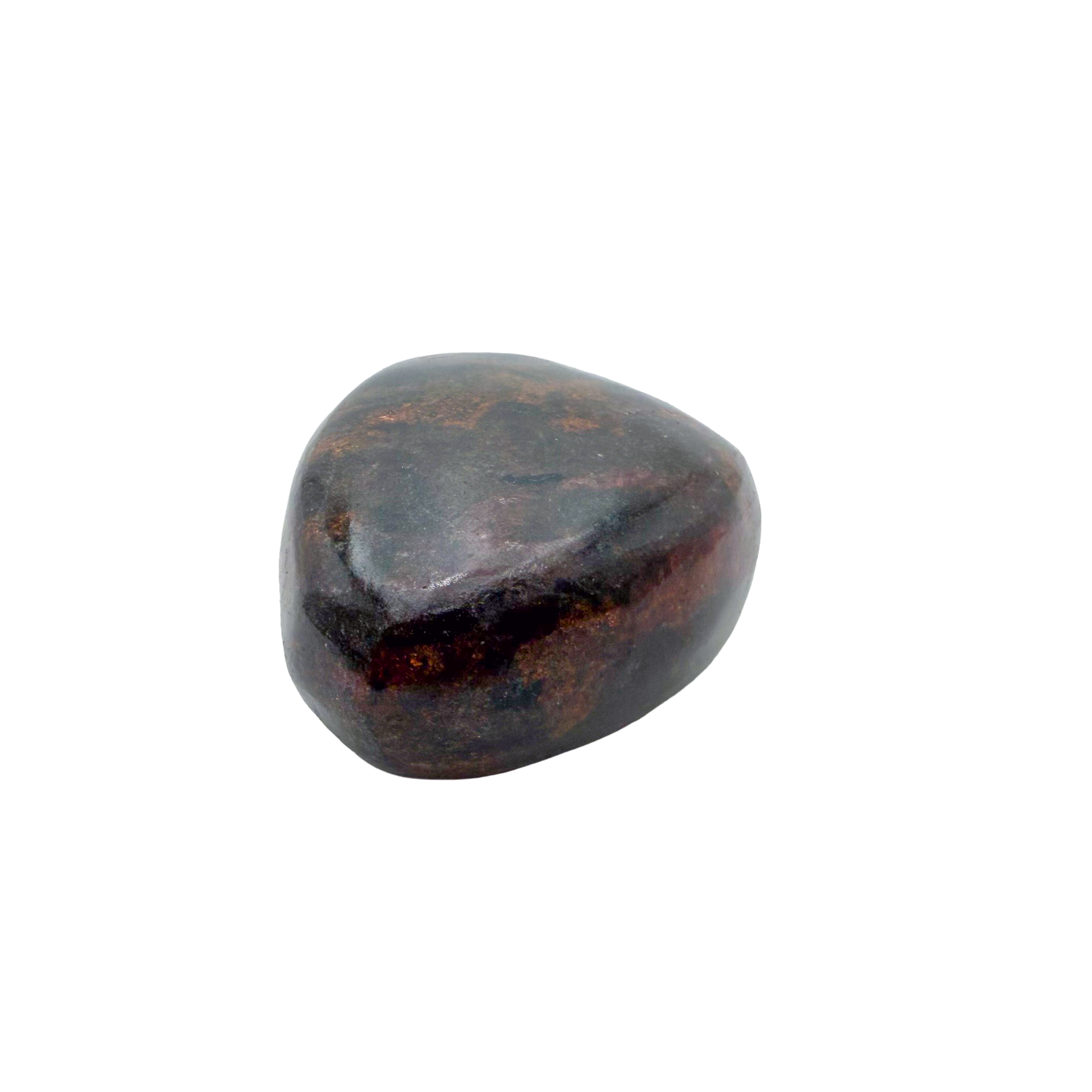 Rhodonite polished free form from Zimbabwe, alternate view