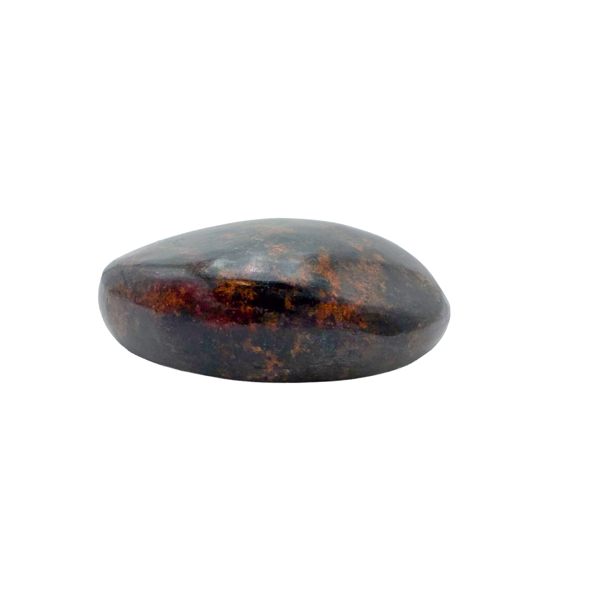 Rhodonite polished free form from Zimbabwe, alternate view