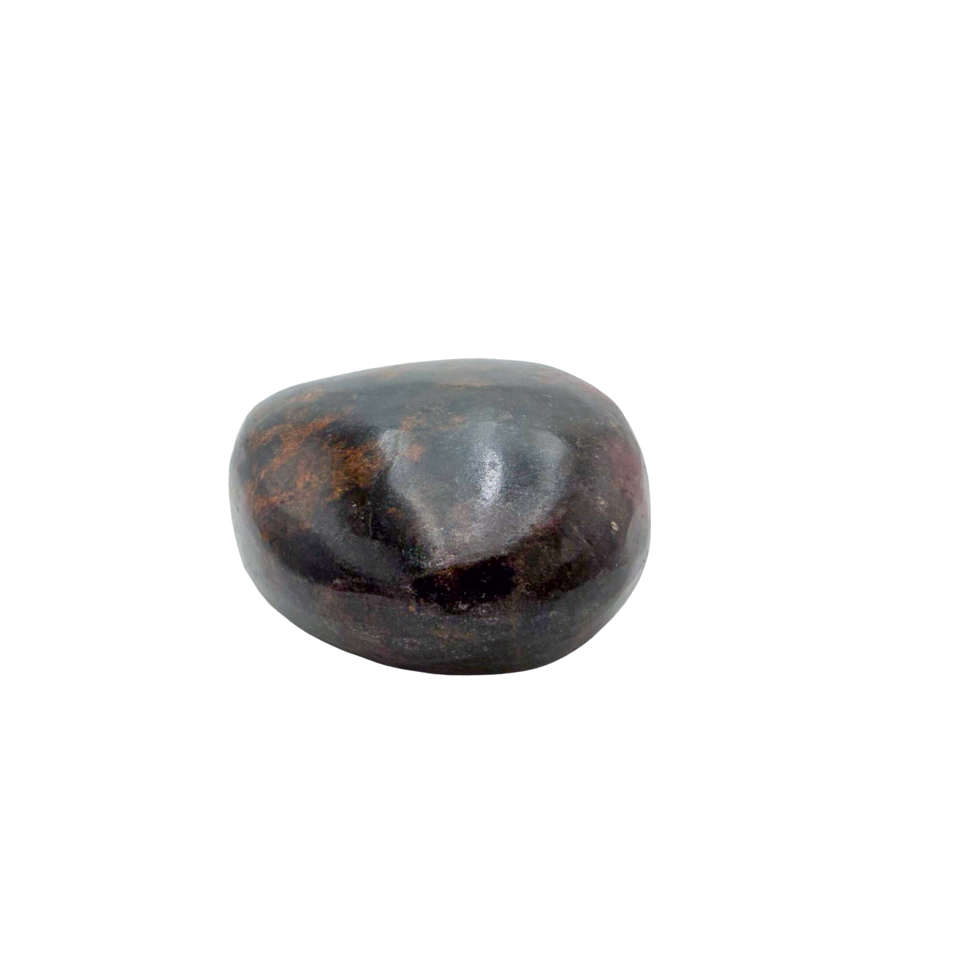 Rhodonite polished free form from Zimbabwe, alternate view