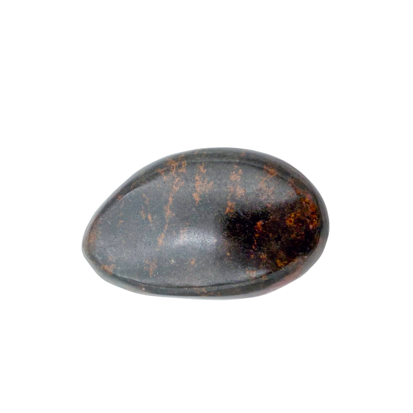 Rhodonite polished free form from Zimbabwe, alternate view