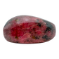 Rhodonite polished free form from Zimbabwe, alternate view