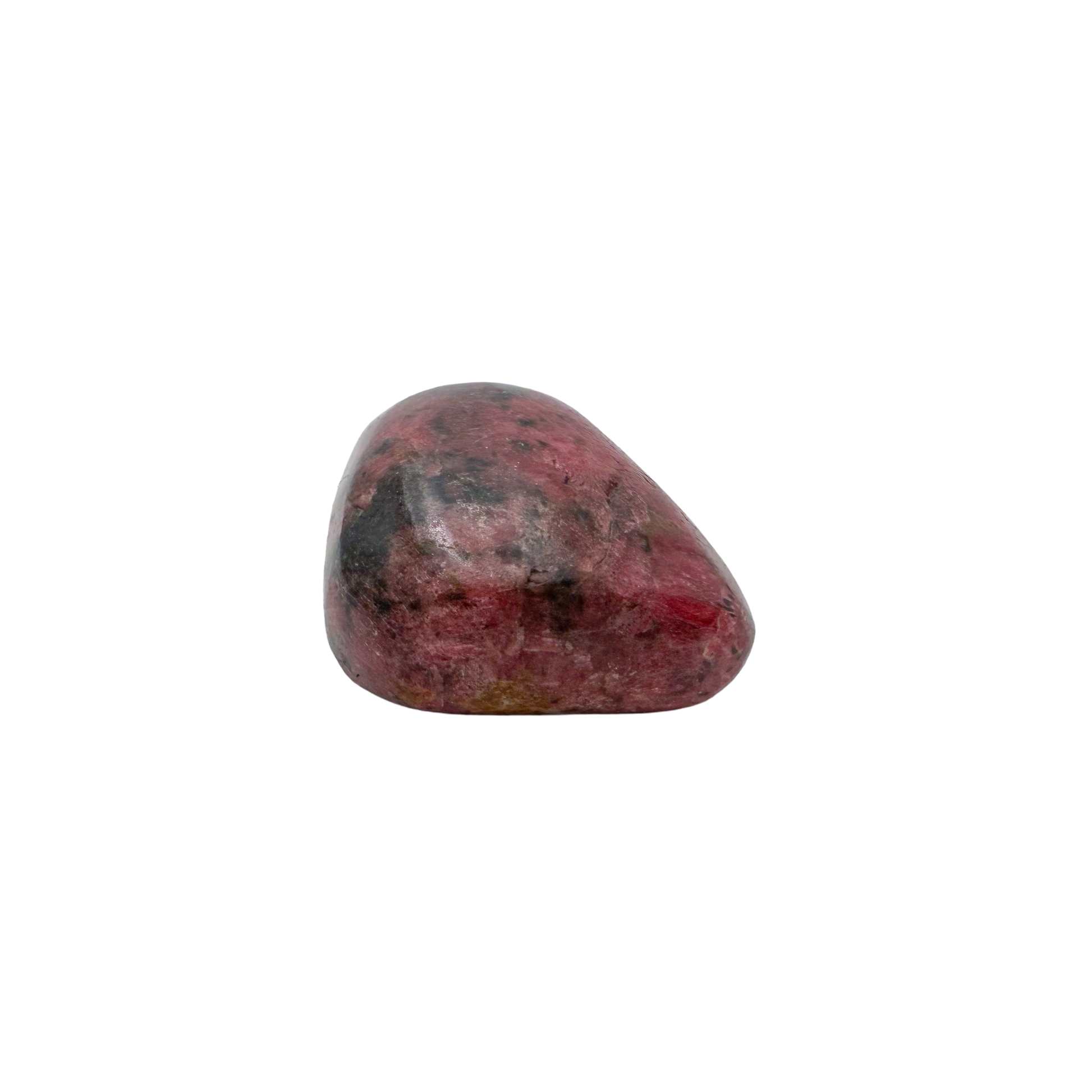 Rhodonite polished free form from Zimbabwe, alternate view