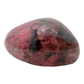 Rhodonite polished free form from Zimbabwe, alternate view
