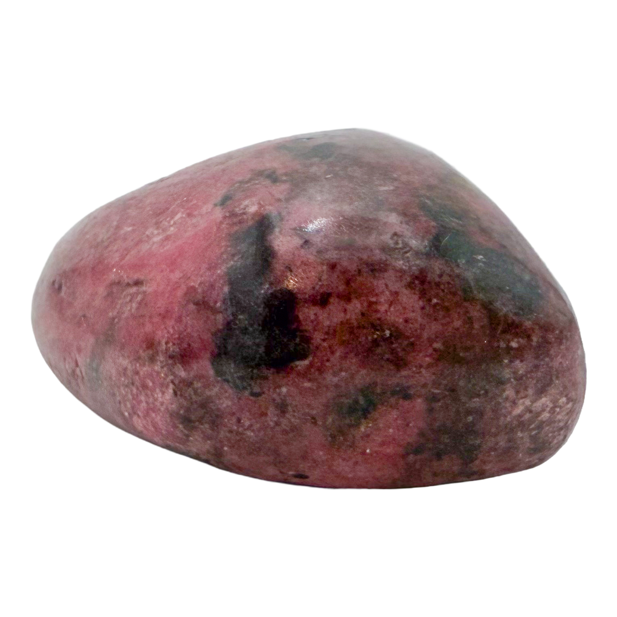 Rhodonite polished free form from Zimbabwe, alternate view