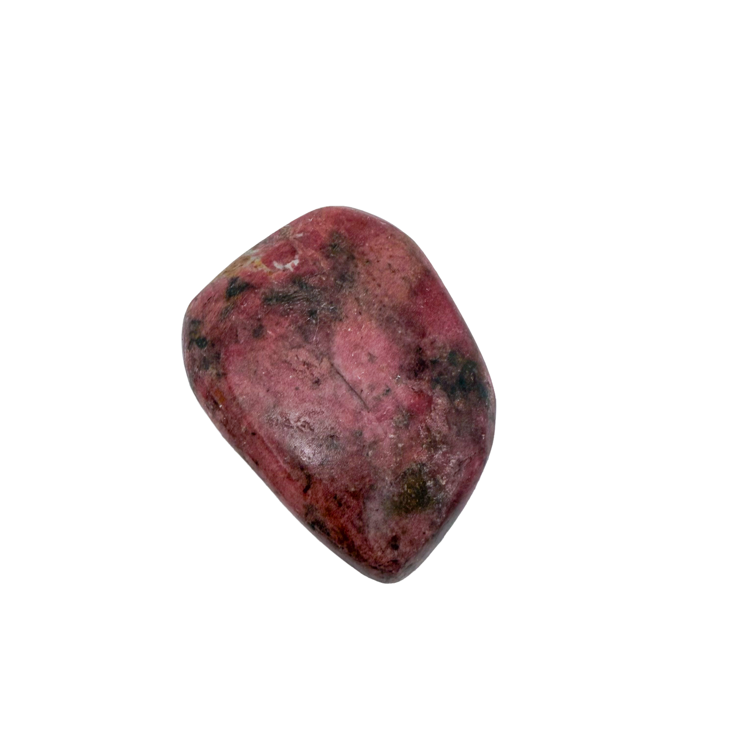 Rhodonite polished free form from Zimbabwe, alternate view