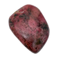 Rhodonite polished free form from Zimbabwe, alternate view