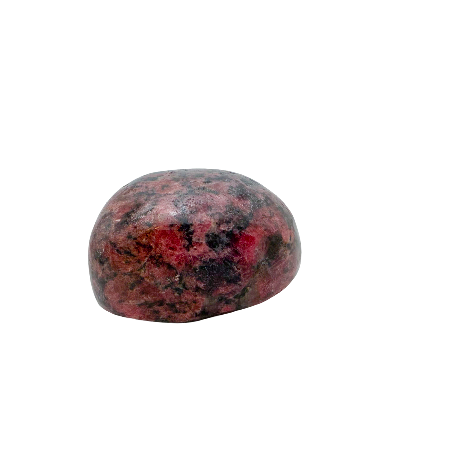 Rhodonite polished free form from Zimbabwe, alternate view