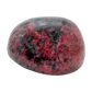 AA grade Rhodonite polished free form from Masvingo, Zimbabwe, rose pink with black manganese veining