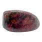 Rhodonite polished free form from Zimbabwe, alternate view