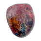AA grade Rhodonite polished free form from Masvingo, Zimbabwe, rose pink with black manganese veining