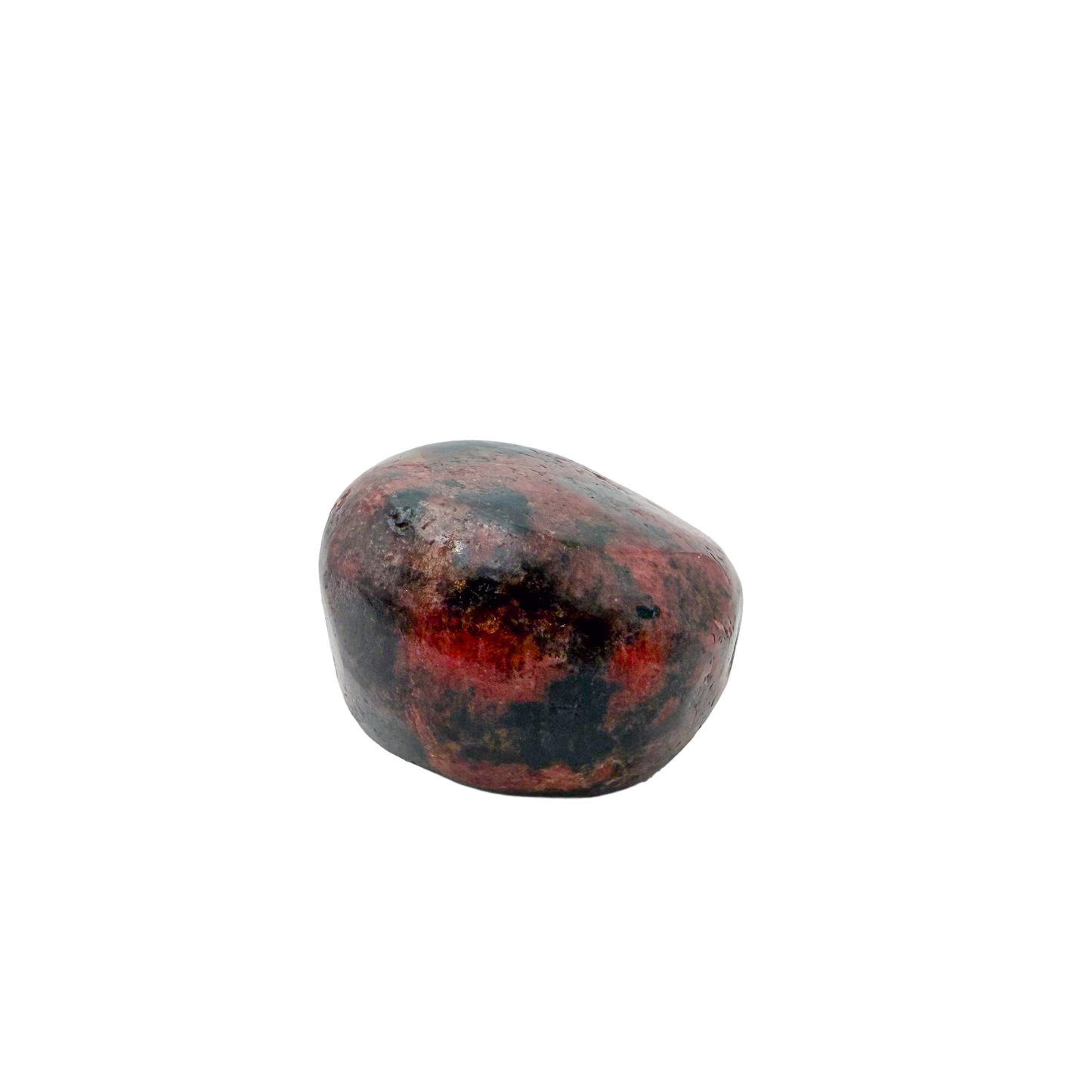 Rhodonite polished free form from Zimbabwe, alternate view