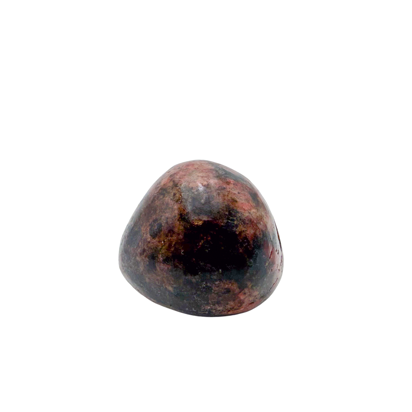 Rhodonite polished free form from Zimbabwe, alternate view
