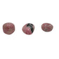 Fourth view of Rhodonite Hand Polished Stones, AA grade, 1 to 1.50 inch, from Ancash, Peru