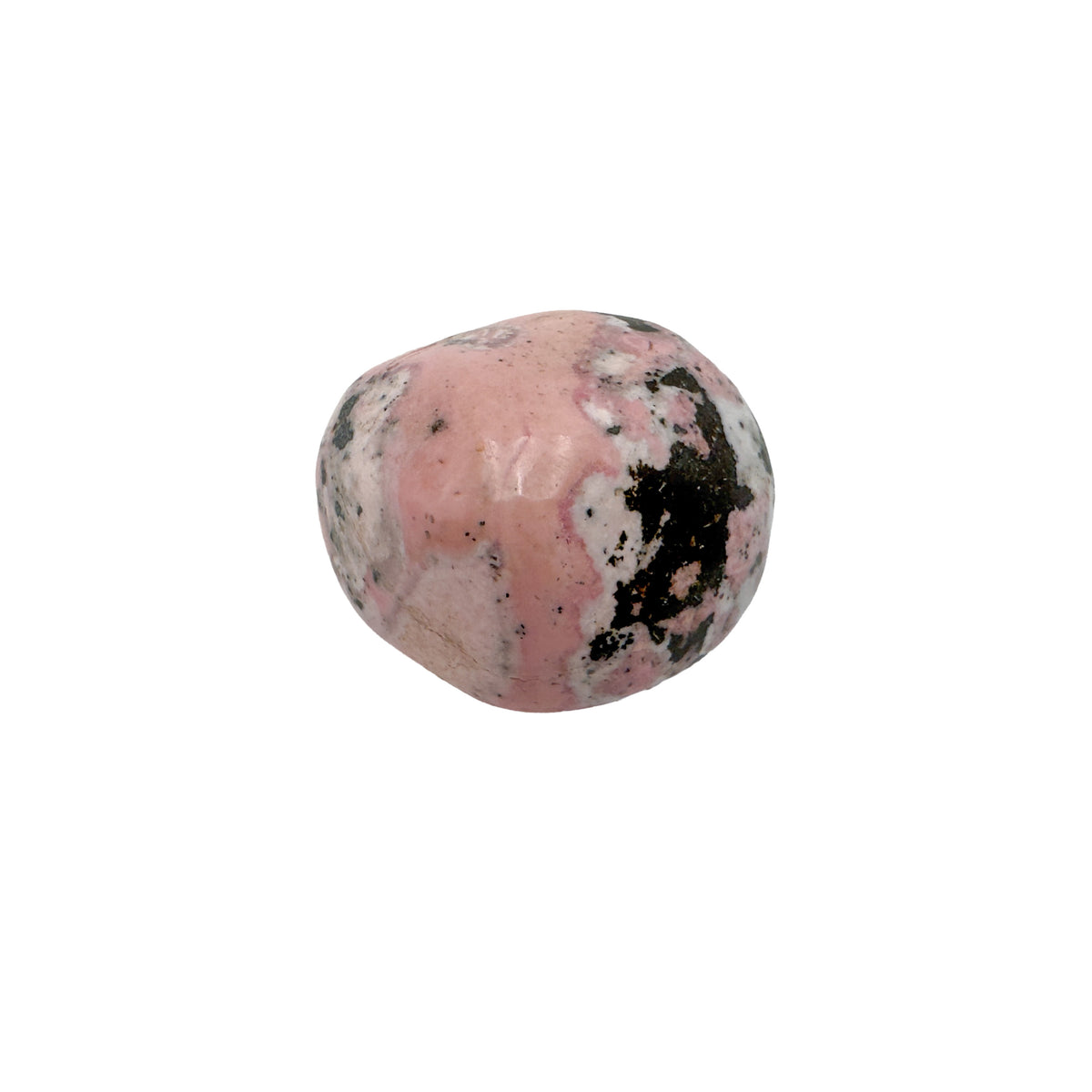Sixth view of Rhodonite Hand Polished Stones, AA grade, 1 to 1.50 inch, from Ancash, Peru
