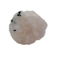 Rose Quartz with Black Tourmaline from Brazil, alternate view