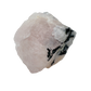 Rose Quartz with Black Tourmaline from Brazil, alternate view