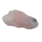 Rose Quartz with Black Tourmaline from Brazil, alternate view