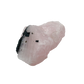 Rose Quartz with Black Tourmaline from Brazil, alternate view