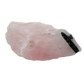 Rose Quartz with Black Tourmaline from Brazil, alternate view