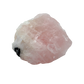 Rose Quartz with Black Tourmaline from Brazil, alternate view