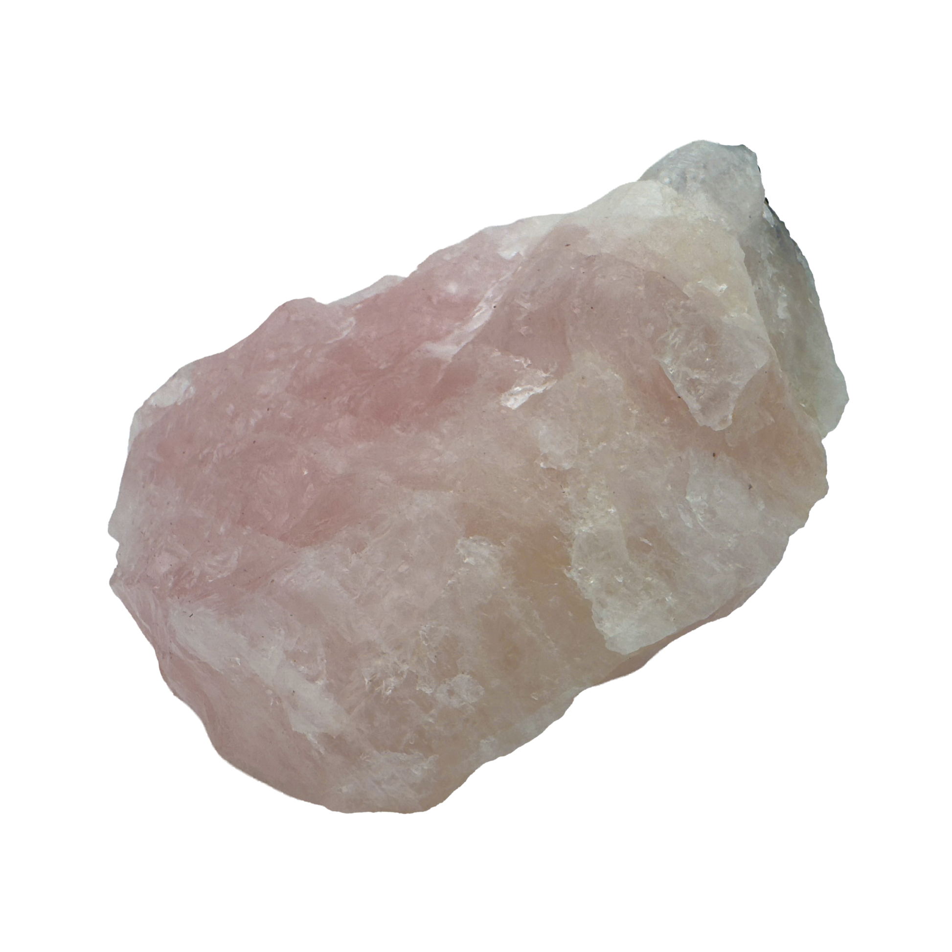 Rose Quartz with Black Tourmaline from Brazil, alternate view