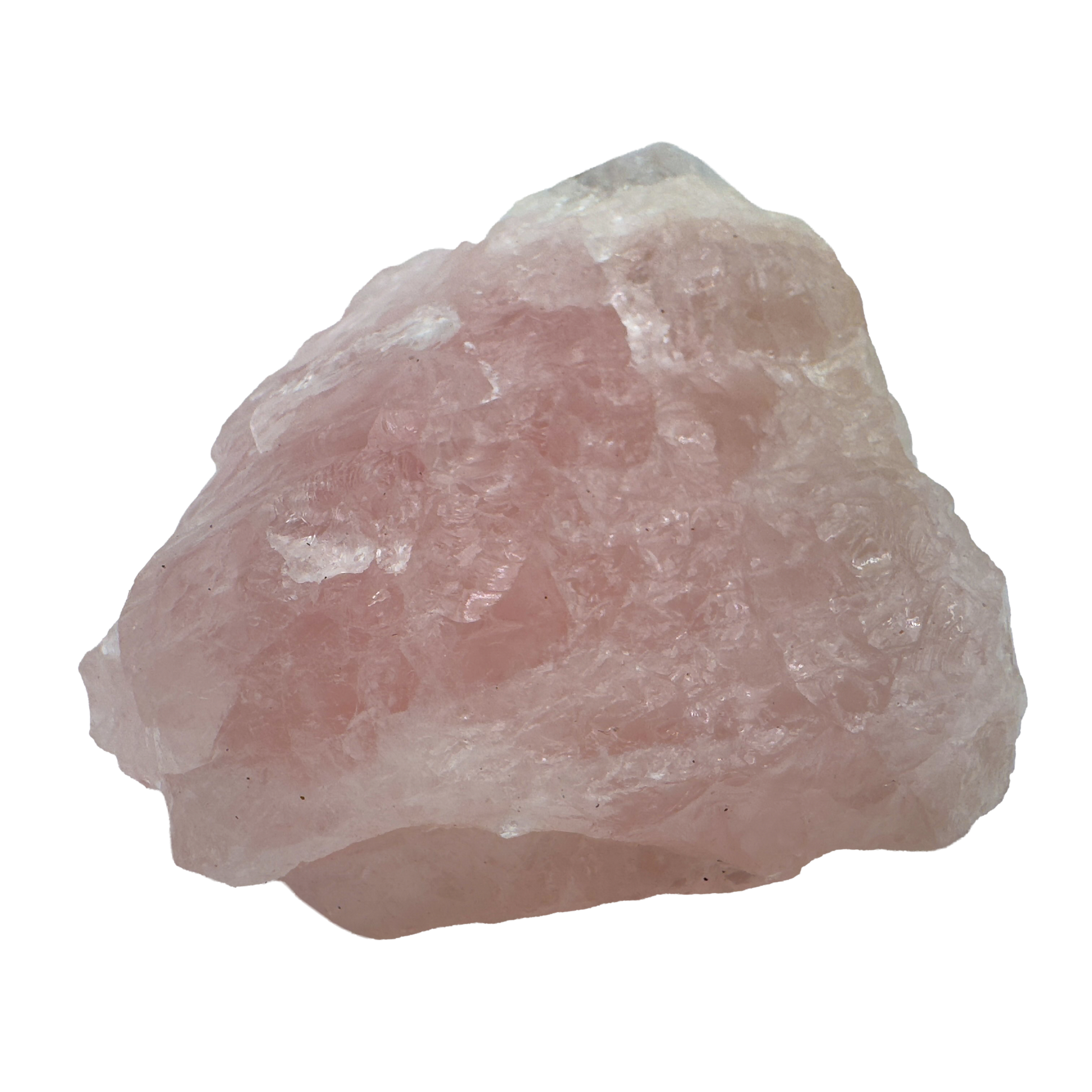 Rose Quartz with Black Tourmaline from Brazil, alternate view