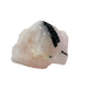 Rose Quartz with Black Tourmaline from Brazil, alternate view