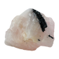 Rose Quartz with Black Tourmaline from Brazil, alternate view