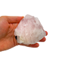 Rose Quartz with Black Tourmaline from Brazil, alternate view
