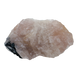 Rose Quartz with Black Tourmaline from Brazil, alternate view