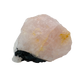 Rose Quartz with Black Tourmaline from Brazil, alternate view
