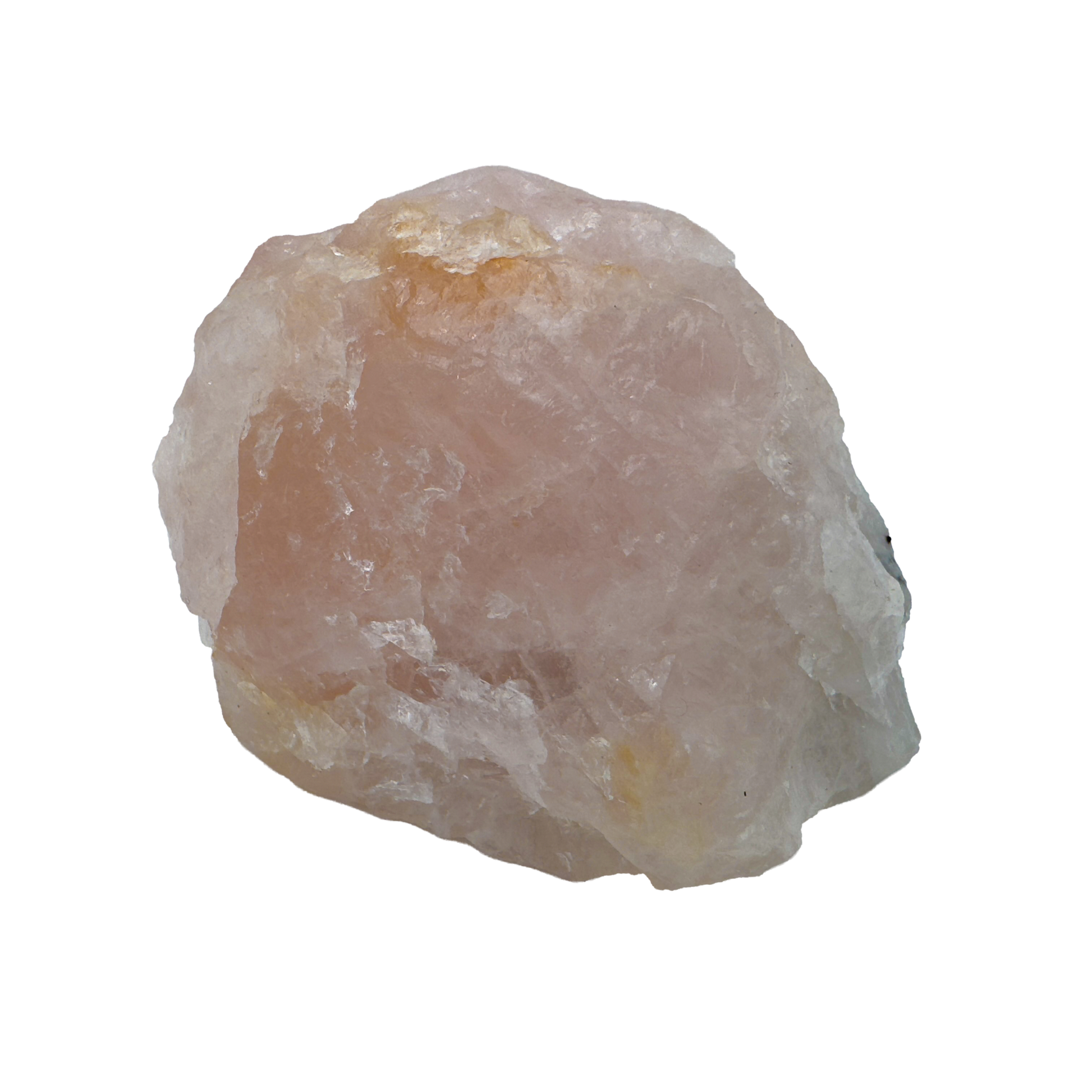 Rose Quartz with Black Tourmaline from Brazil, alternate view