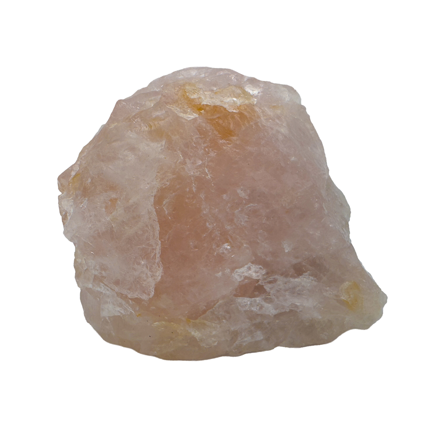 Rose Quartz with Black Tourmaline from Brazil, alternate view