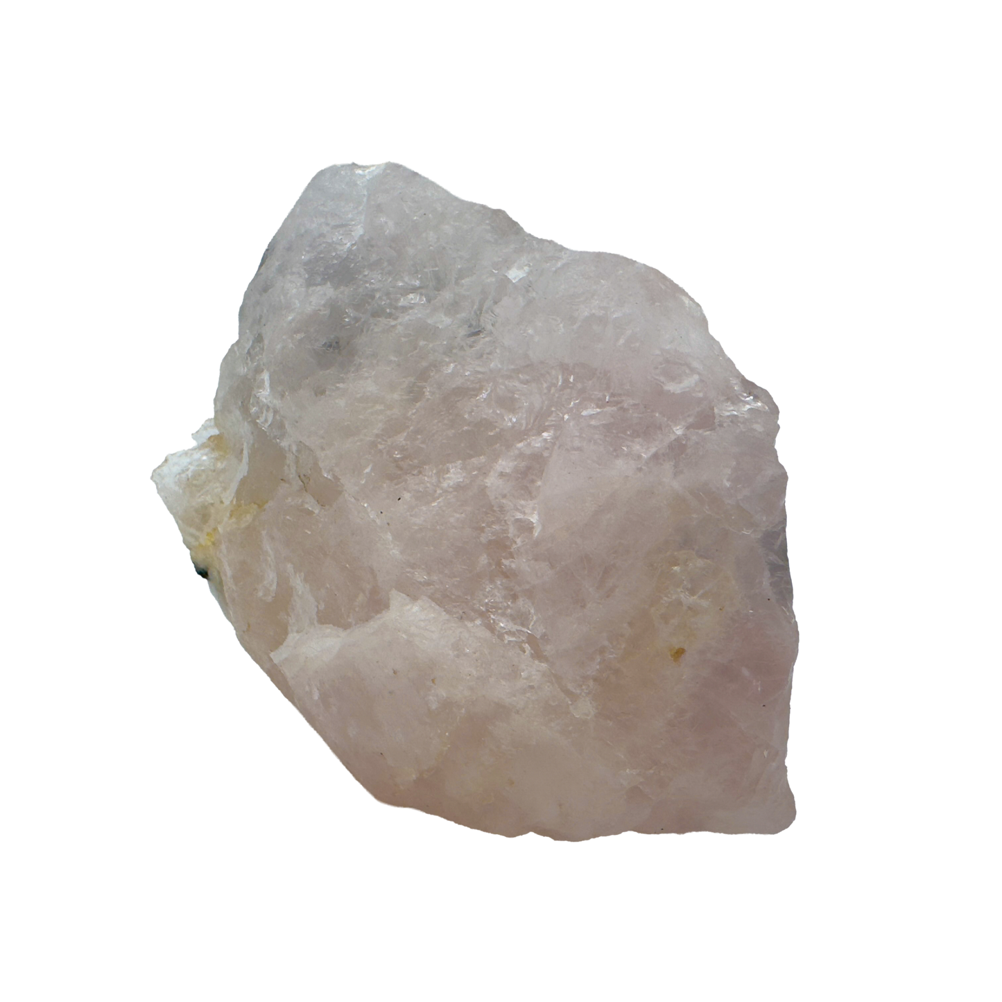 Rose Quartz with Black Tourmaline from Brazil, alternate view