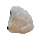Rose Quartz with Black Tourmaline from Brazil, alternate view