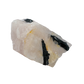 Rose Quartz with Black Tourmaline from Brazil, alternate view