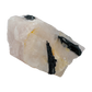 Rose Quartz with Black Tourmaline from Brazil, alternate view