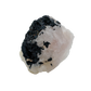 Rose Quartz with Black Tourmaline from Brazil, alternate view
