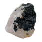 Rose Quartz with Black Tourmaline from Brazil, alternate view