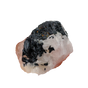 Rose Quartz with Black Tourmaline | Brazil