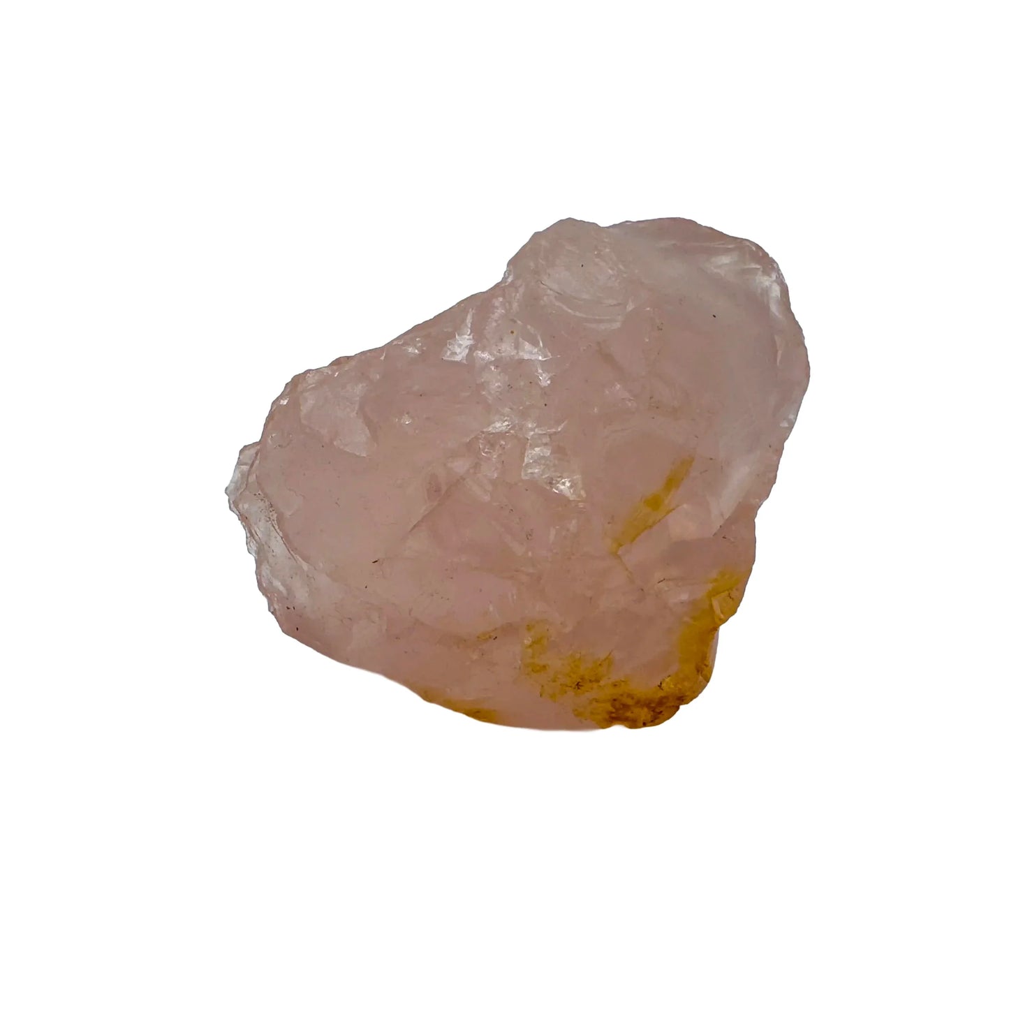 Held in hand, a Rose Quartz specimen to support Love.