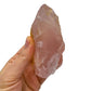 Full profile of Grade AAA Rose Quartz specimen ready to ship from Beyond Bohemian