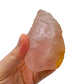 Full profile of Grade AAA Rose Quartz specimen ready to ship from Beyond Bohemian