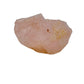 Edge-on view of Rose Quartz specimen, showing natural color depth.
